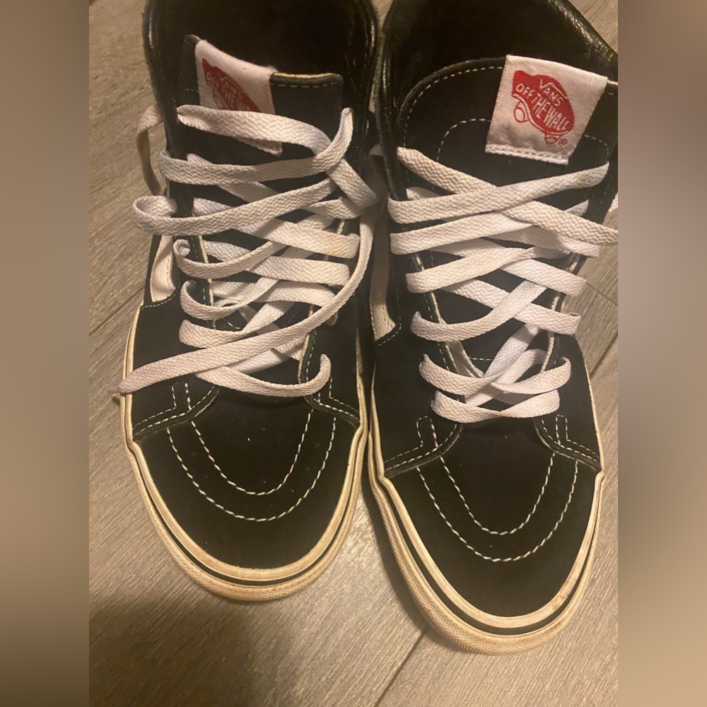 Black and white VANS